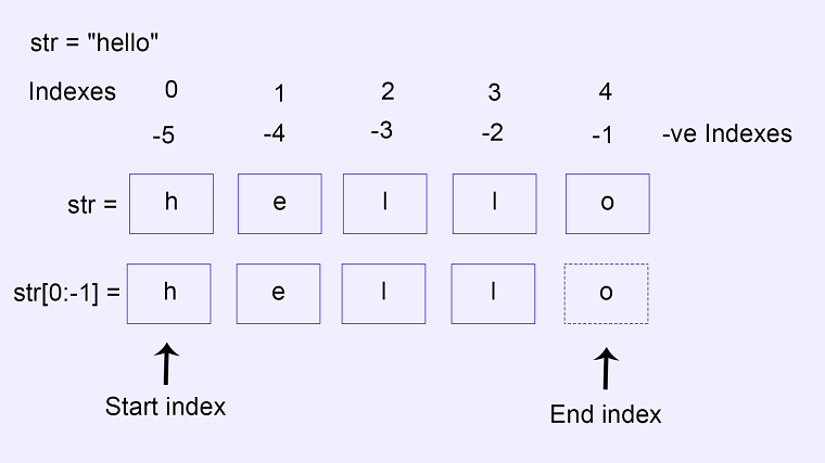 python string slicing last character